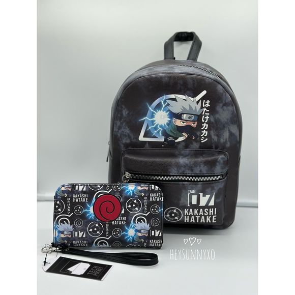 Bioworld Handbags - Naruto Shippuden Kakashi Hatake Chibi Mini Backpack and Wallet
